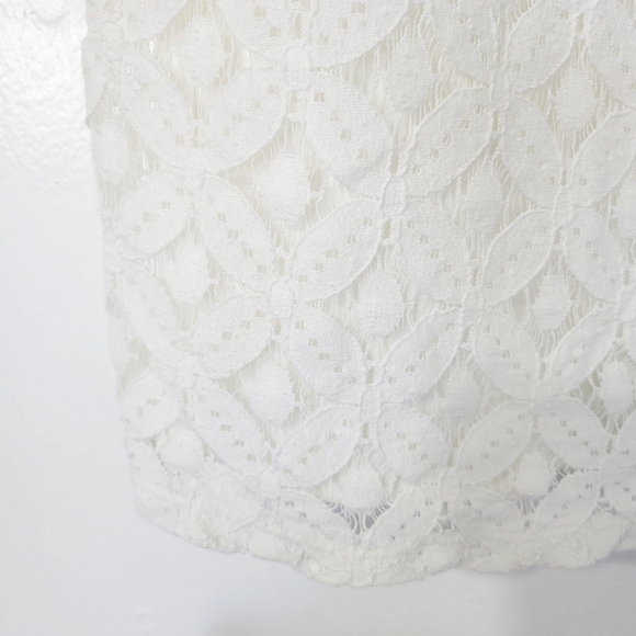 Charming Charlie Ivory Lace with Tassels Boho Dress Size Small - Picture 5 of 9